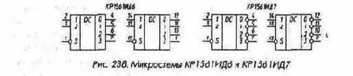 Дешифраторы и преобразователи кодов
